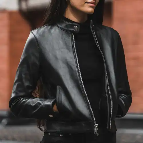Leather Jacket In Dharavi