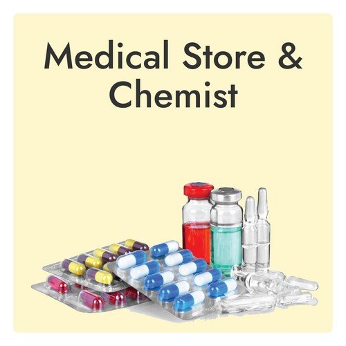Medical Store And Chemist Selling Medicines, Healthcare Products, And Medical Supplies