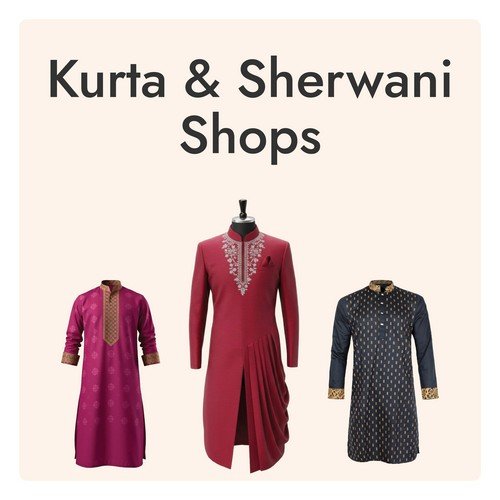 Kurta And Sherwani Shop Selling Ethnic Wear For Weddings, Festivals, And Special Occasions