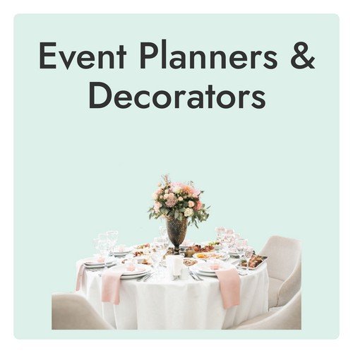 Event Planners And Decorators Managing Weddings, Parties, Corporate Events, And Décor